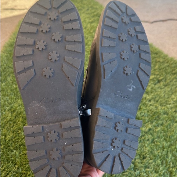 CLARKS ORINOCO2 LACE Boots Black Women’s Size 8 - Picture 5 of 6